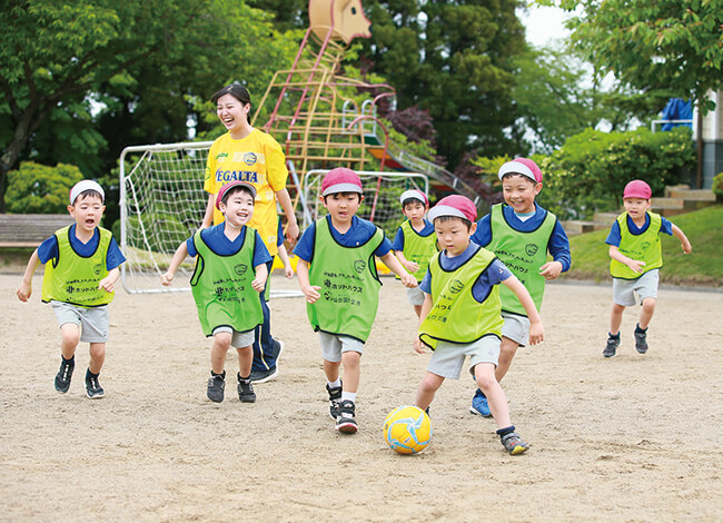 写真紹介 幼稚園キッズサッカーキャラバン活動の様子