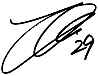 選手サインを紹介しています